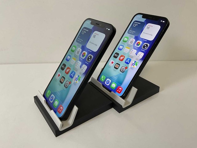 Apple iphone 12 - 128 gb - black (2x) - afbeelding 4 van  5