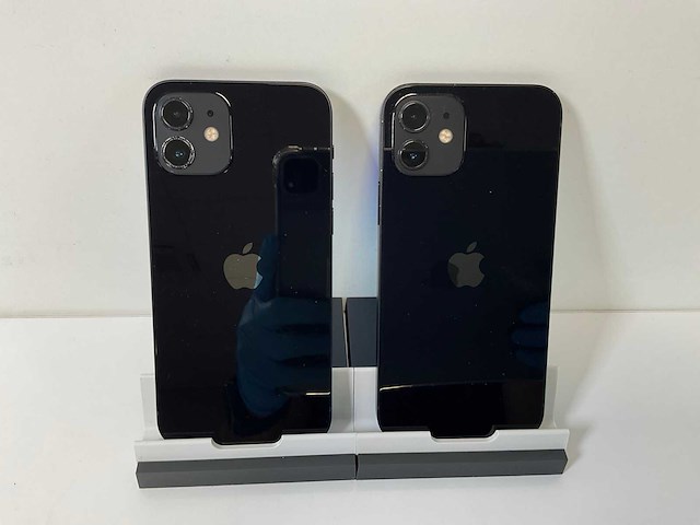 Apple iphone 12 - 128 gb - black (2x) - afbeelding 5 van  5