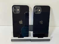 Apple iphone 12 - 128 gb - black (2x) - afbeelding 5 van  5