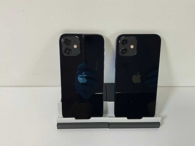 Apple iphone 12 - 128 gb - black (2x) - afbeelding 5 van  5