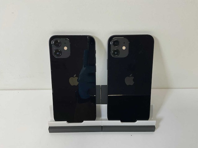 Apple iphone 12 - 128 gb - black (2x) - afbeelding 5 van  5