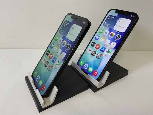 Apple iphone 12 - 128 gb - black (2x) - afbeelding 4 van  5