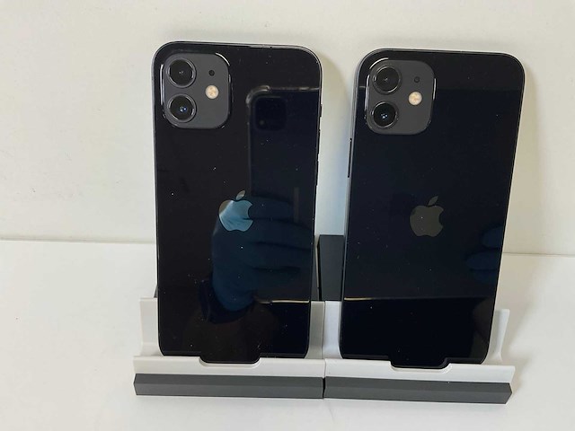 Apple iphone 12 - 128 gb - black (2x) - afbeelding 5 van  5