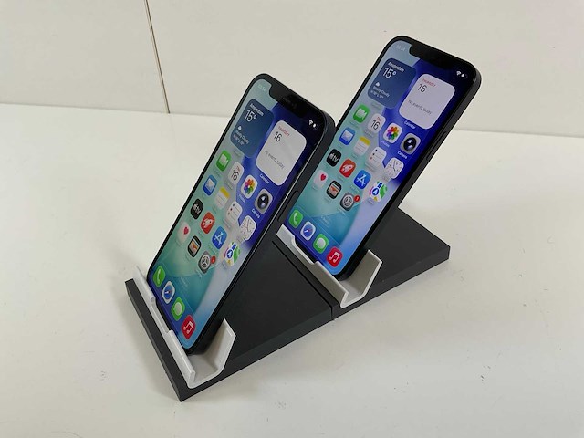 Apple iphone 12 - 128 gb - black (2x) - afbeelding 2 van  4