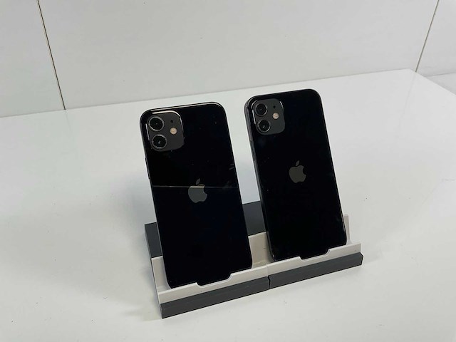 Apple iphone 12 - 128 gb - black (2x) - afbeelding 5 van  5