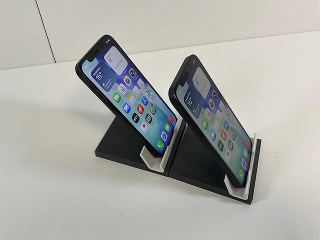 Apple iphone 12 - 128 gb - black (2x) - afbeelding 3 van  5