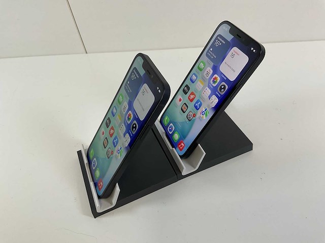 Apple iphone 12 - 128 gb - black (2x) - afbeelding 4 van  5