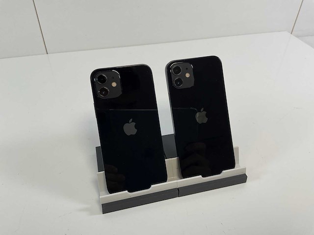 Apple iphone 12 - 128 gb - black (2x) - afbeelding 5 van  5