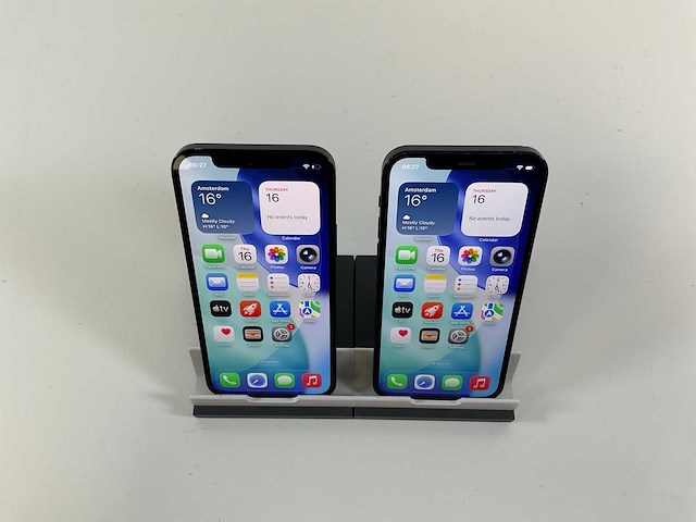 Apple iphone 12 - 128 gb - black (2x) - afbeelding 2 van  3