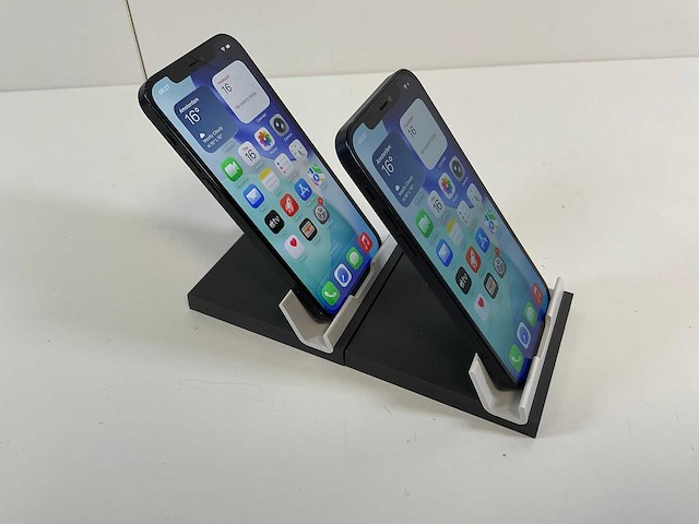 Apple iphone 12 - 128 gb - black (2x) - afbeelding 3 van  3