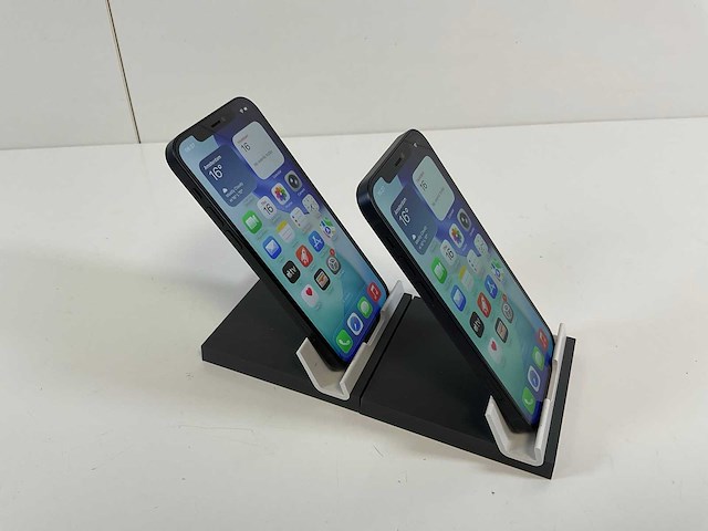 Apple iphone 12 - 128 gb - black (2x) - afbeelding 3 van  4