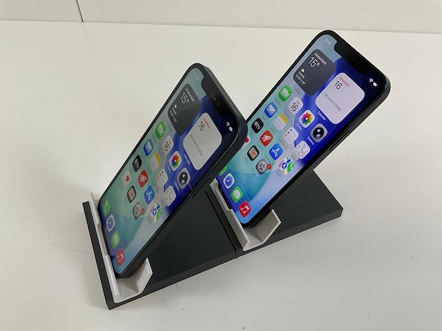 Apple iphone 12 - 128 gb - black (2x) - afbeelding 3 van  5
