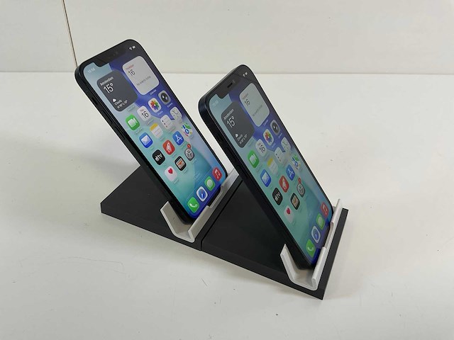 Apple iphone 12 - 128 gb - black (2x) - afbeelding 4 van  5