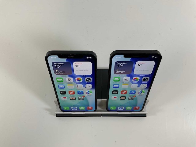 Apple iphone 12 - 128 gb - black (2x) - afbeelding 2 van  5