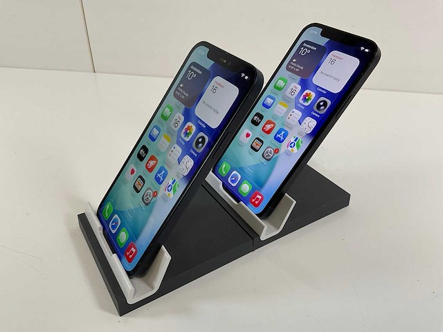 Apple iphone 12 - 128 gb - black (2x) - afbeelding 3 van  5