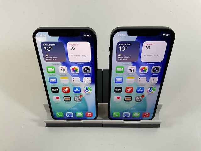 Apple iphone 12 - 128 gb - black (2x) - afbeelding 2 van  5