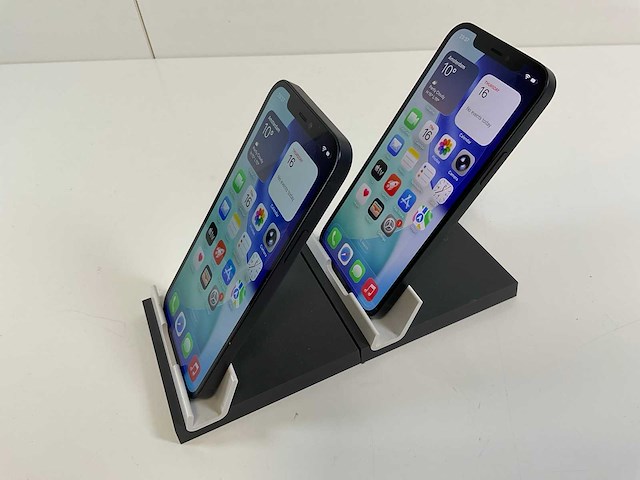 Apple iphone 12 - 128 gb - black (2x) - afbeelding 3 van  5