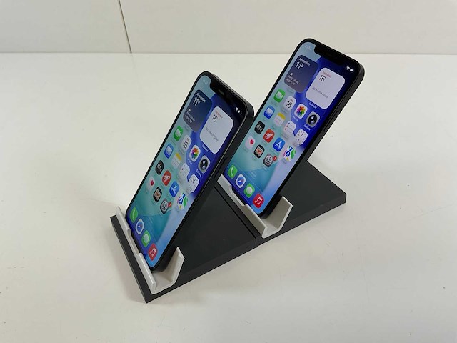 Apple iphone 12 - 128 gb - black (2x) - afbeelding 3 van  5