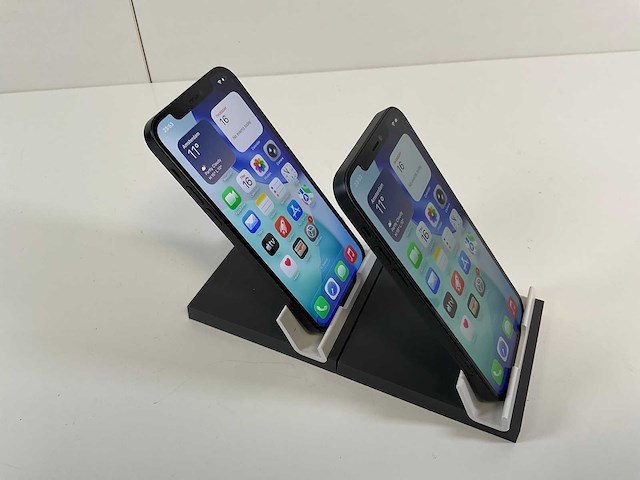 Apple iphone 12 - 128 gb - black (2x) - afbeelding 4 van  5