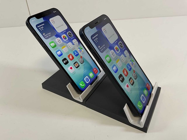 Apple iphone 12 - 128 gb - black (2x) - afbeelding 4 van  5