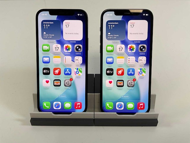 Apple iphone 12 - 128 gb - black (2x) - afbeelding 1 van  5