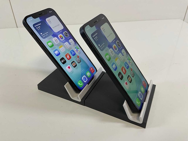 Apple iphone 12 - 128 gb - black (2x) - afbeelding 4 van  5