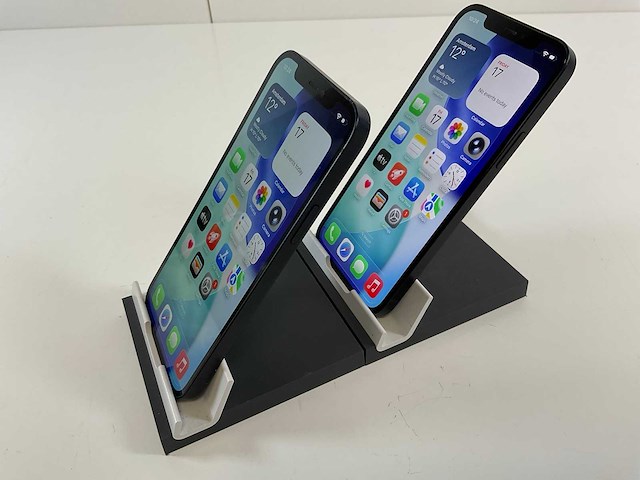 Apple iphone 12 - 128 gb - black (2x) - afbeelding 3 van  5