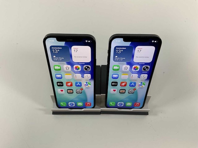 Apple iphone 12 - 128 gb - black (2x) - afbeelding 2 van  5