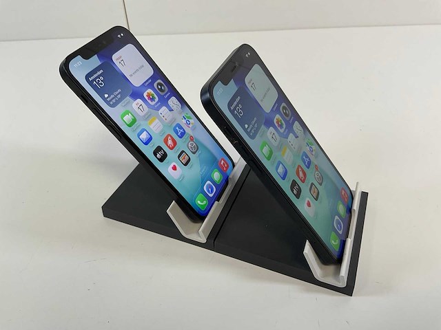 Apple iphone 12 - 128 gb - black (2x) - afbeelding 4 van  5