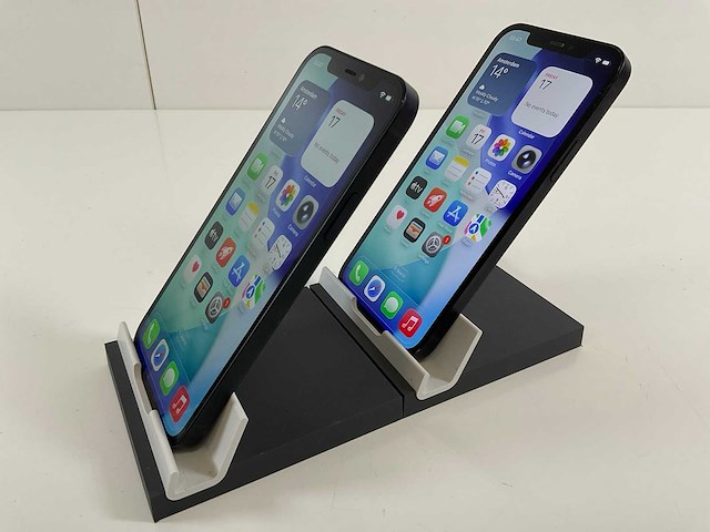 Apple iphone 12 - 128 gb - black (2x) - afbeelding 3 van  5