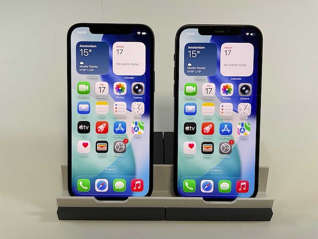 Apple iphone 12 - 128 gb - black (2x) - afbeelding 1 van  5