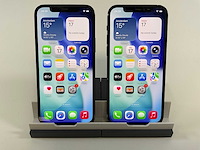 Apple iphone 12 - 128 gb - black (2x) - afbeelding 1 van  6