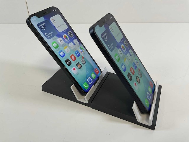 Apple iphone 12 - 128 gb - black (2x) - afbeelding 4 van  6