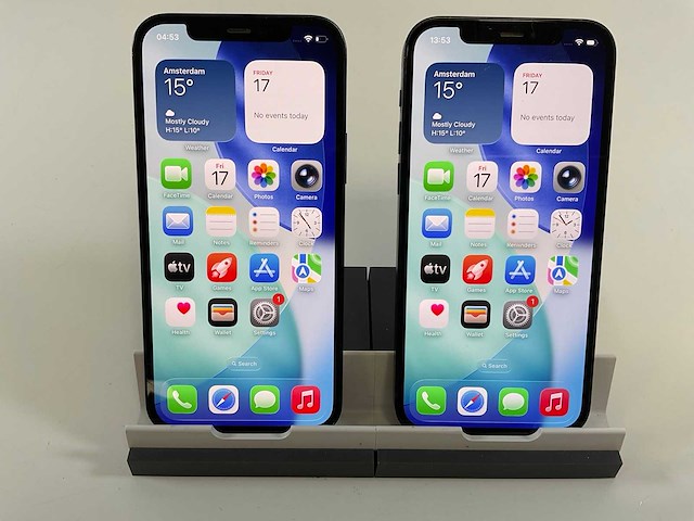 Apple iphone 12 - 128 gb - black (2x) - afbeelding 1 van  5