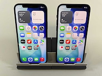 Apple iphone 12 - 128 gb - black (2x) - afbeelding 1 van  5