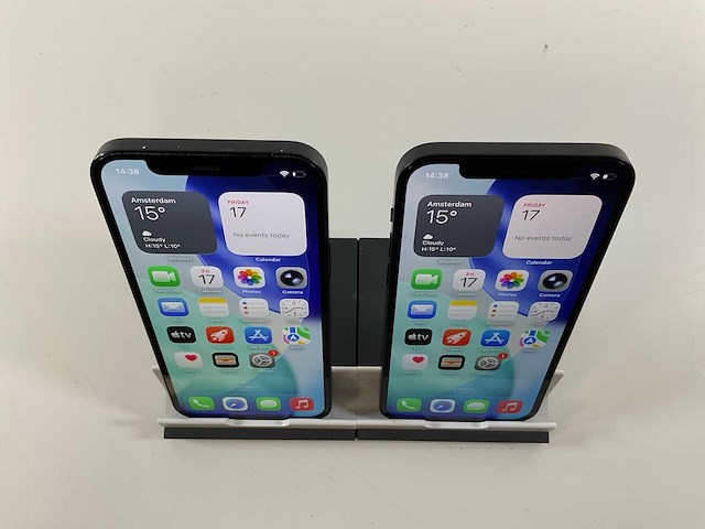 Apple iphone 12 - 128 gb - black (2x) - afbeelding 2 van  5