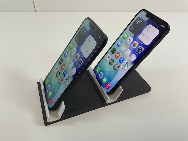 Apple iphone 12 - 128 gb - black (2x) - afbeelding 3 van  5