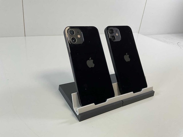 Apple iphone 12 - 128 gb - black (2x) - afbeelding 5 van  5