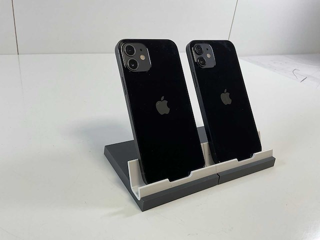 Apple iphone 12 - 128 gb - black (2x) - afbeelding 5 van  5