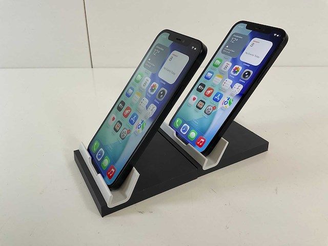 Apple iphone 12 - 128 gb - black (2x) - afbeelding 4 van  5