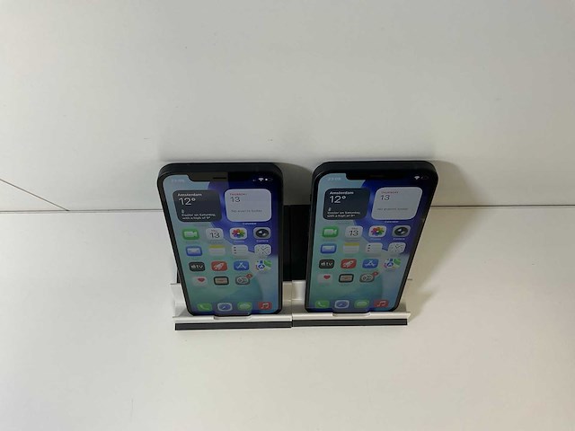 Apple iphone 12 - 128 gb - black (2x) - afbeelding 2 van  5