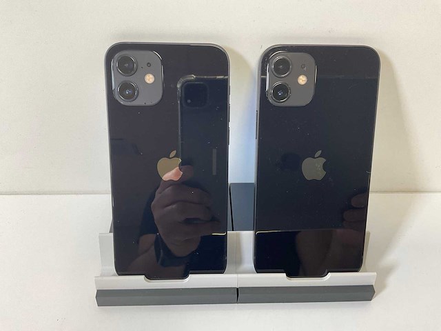 Apple iphone 12 - 128 gb - black (2x) - afbeelding 5 van  5