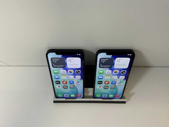 Apple iphone 12 - 128 gb - black (2x) - afbeelding 2 van  5