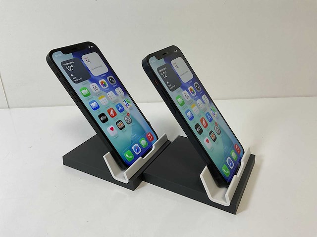 Apple iphone 12 - 128 gb - black (2x) - afbeelding 3 van  5