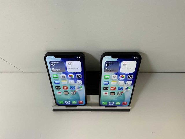 Apple iphone 12 - 128 gb - black (2x) - afbeelding 2 van  5