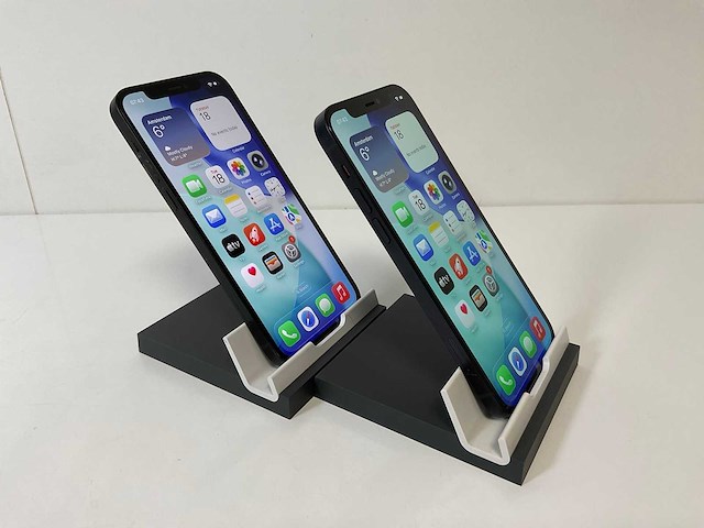 Apple iphone 12 - 128 gb - black (2x) - afbeelding 3 van  5