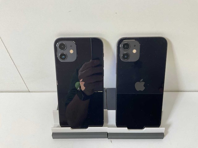 Apple iphone 12 - 128 gb - black (2x) - afbeelding 5 van  5