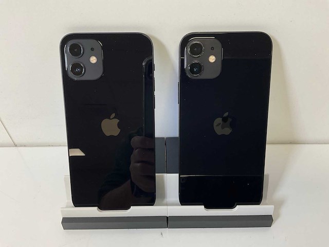 Apple iphone 12 - 128 gb - black (2x) - afbeelding 5 van  5