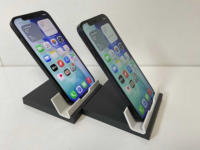 Apple iphone 12 - 128 gb - black (2x) - afbeelding 3 van  5