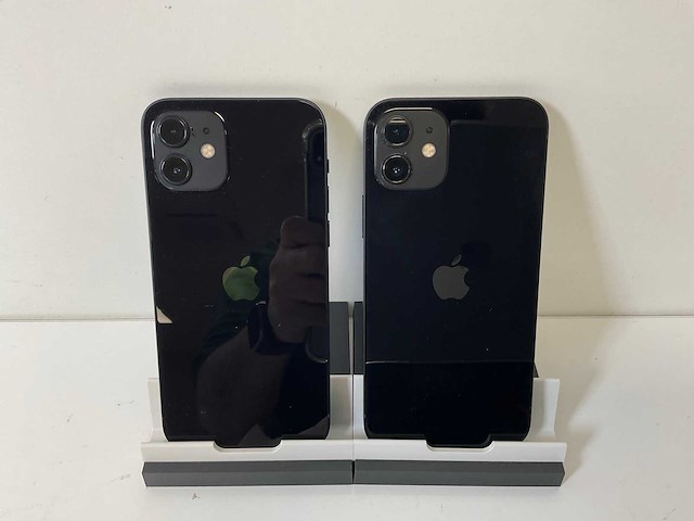 Apple iphone 12 - 128 gb - black (2x) - afbeelding 5 van  5